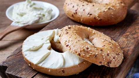 Spread bagels - A traditional bagel spread. Ingredients. Cream cheese: Use a block of cream cheese softened at room temperature, or unflavored, spreadable cream cheese. Scallions: Scallions, green onions or spring …